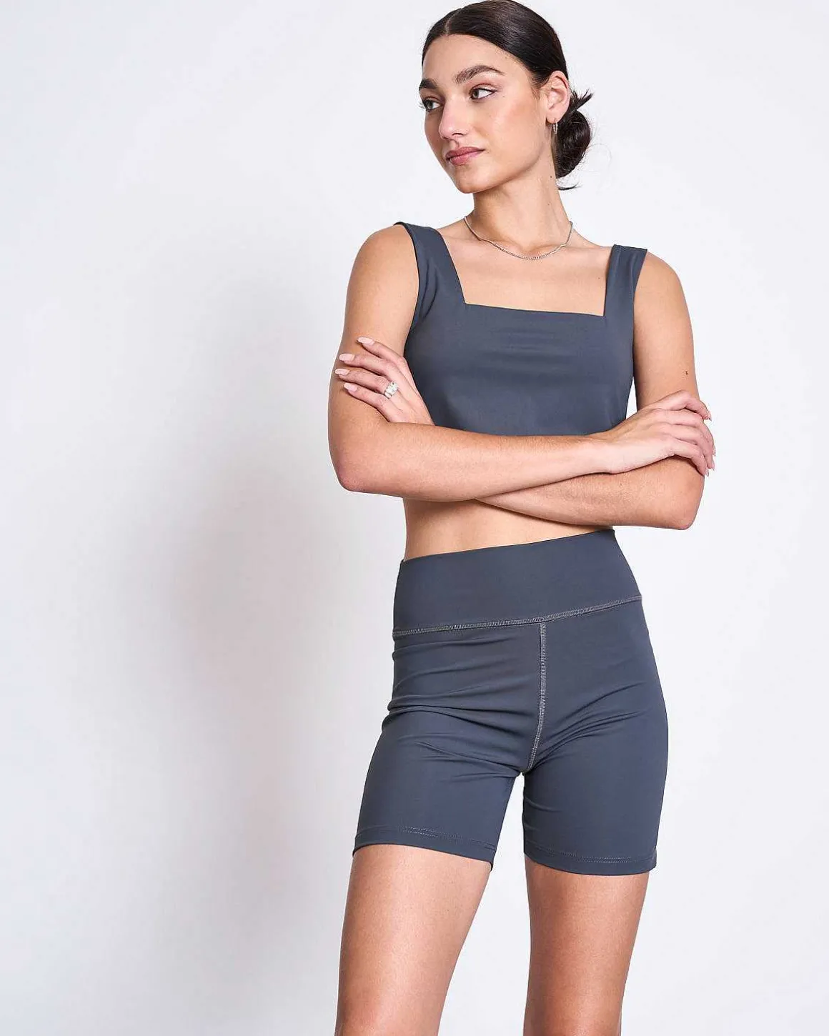 Active Biker Shorts Crail Solid Grey