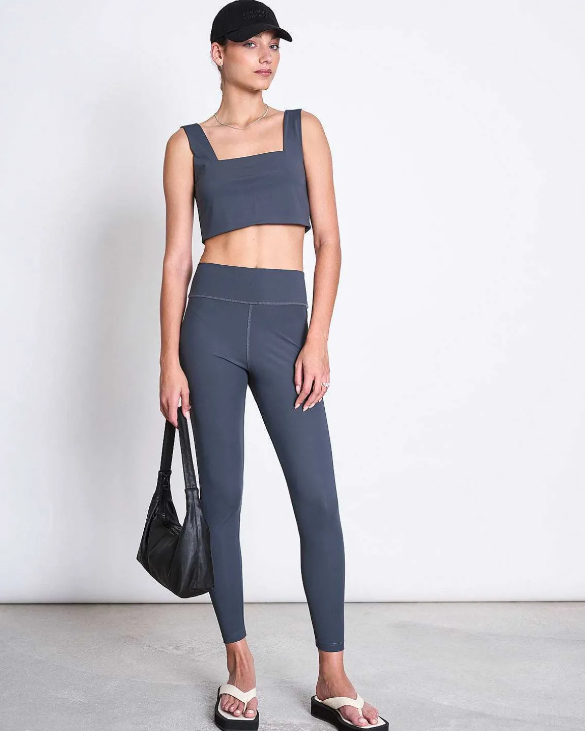 Active Leggings Hallin Solid Grey