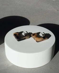 Atlas Hoops Blonde Tortoise