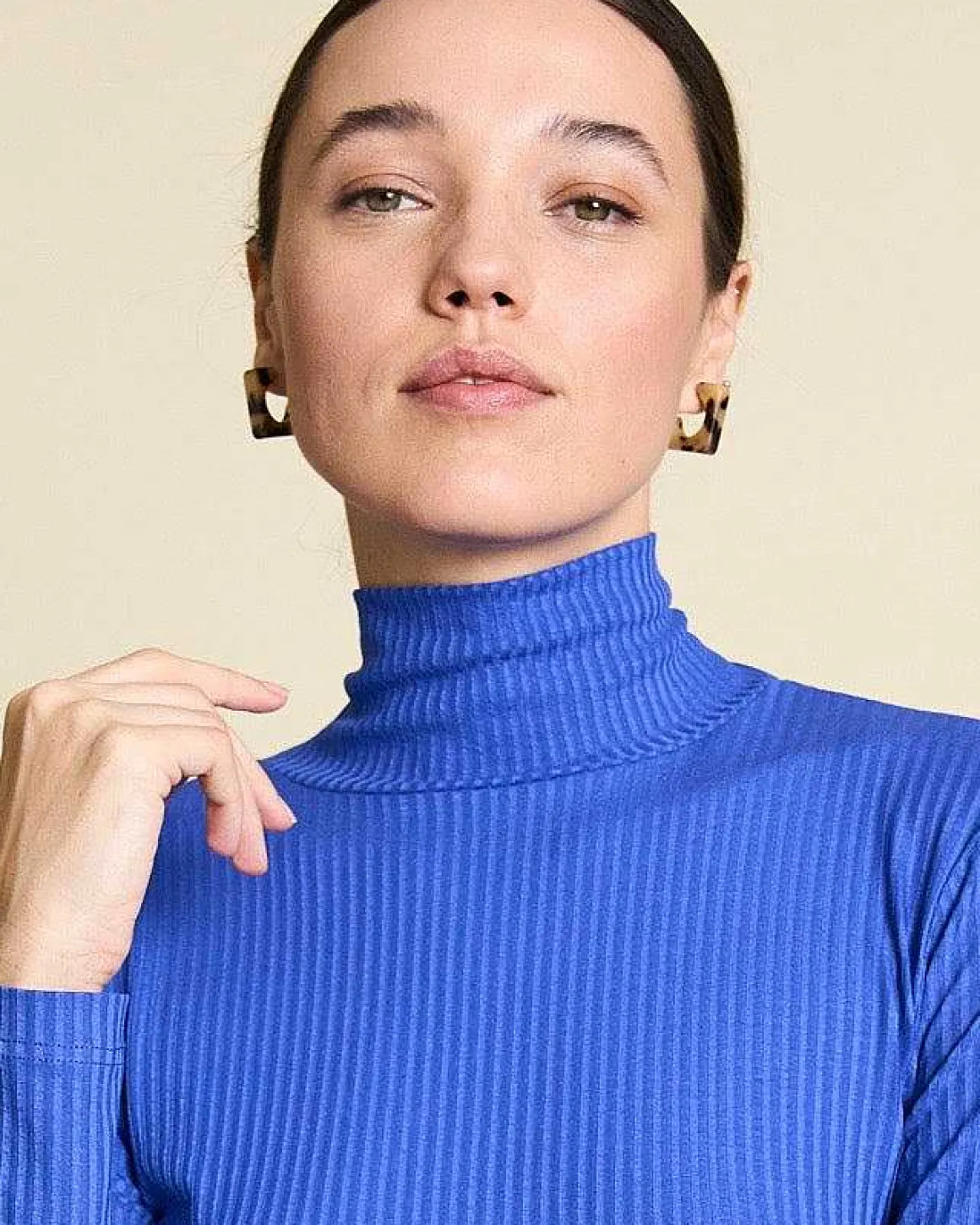 Atlas Hoops Blonde Tortoise