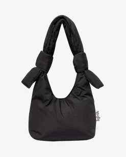 Bag Biwa Puffy Mini Black
