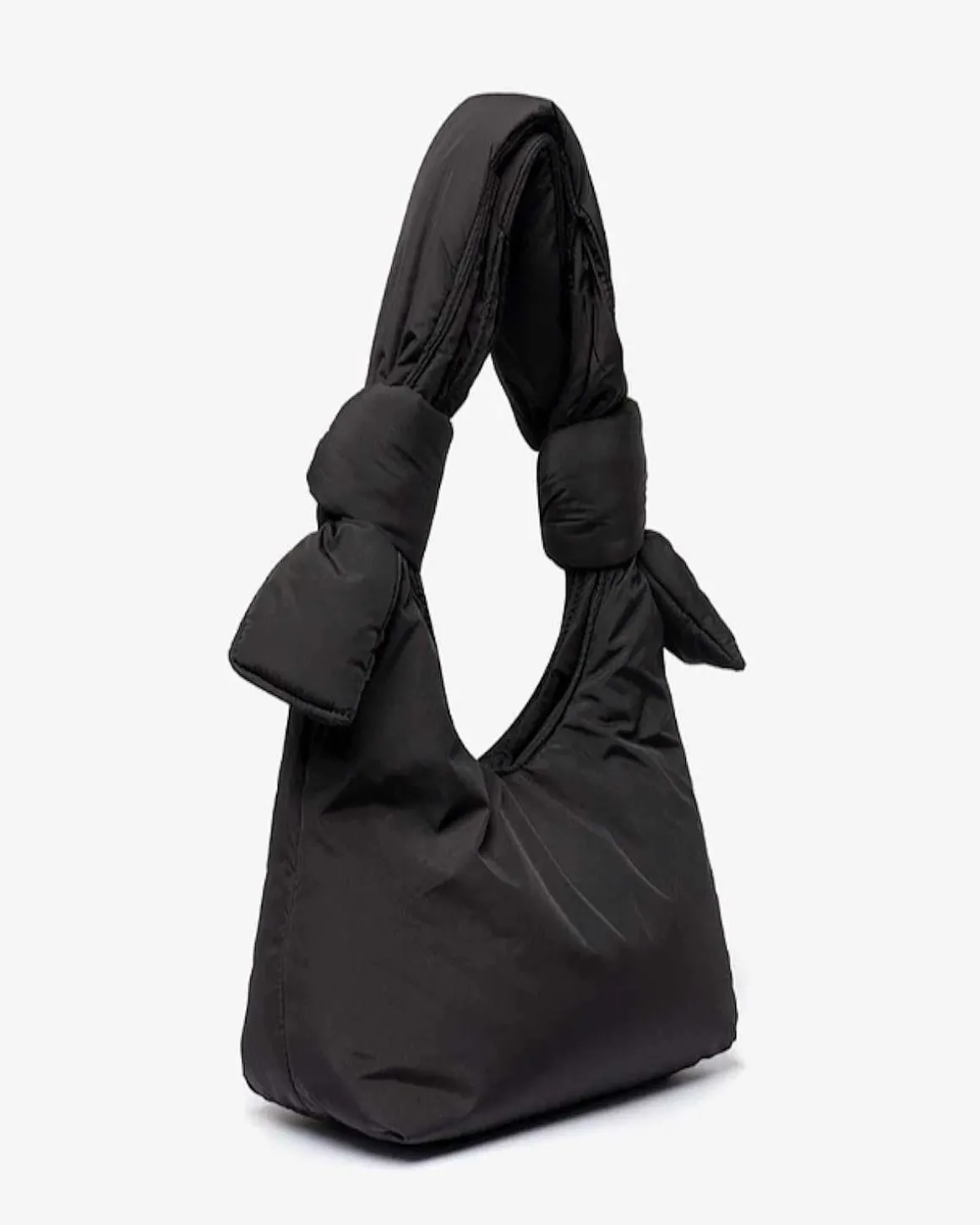 Bag Biwa Puffy Mini Black