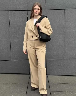 Bag Biwa Puffy Mini Black