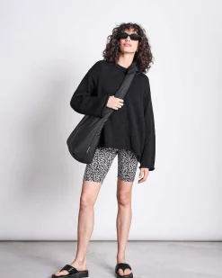 Bag Biwa Puffy Regular Black