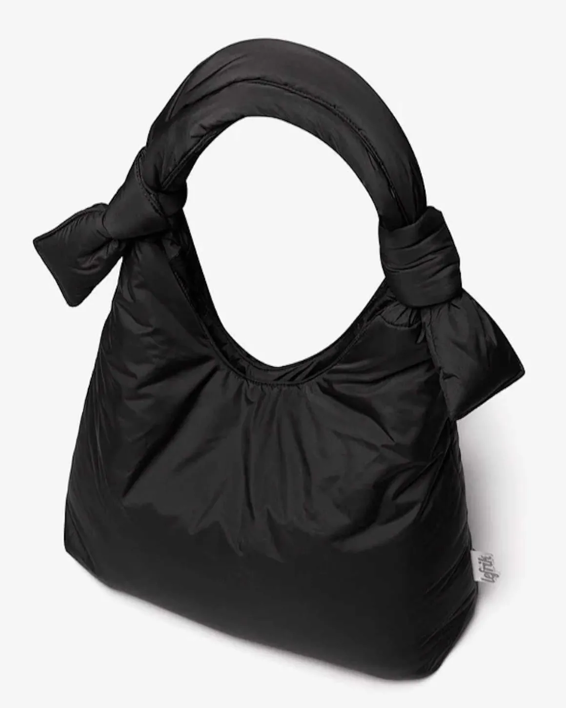 Bag Biwa Puffy Regular Black