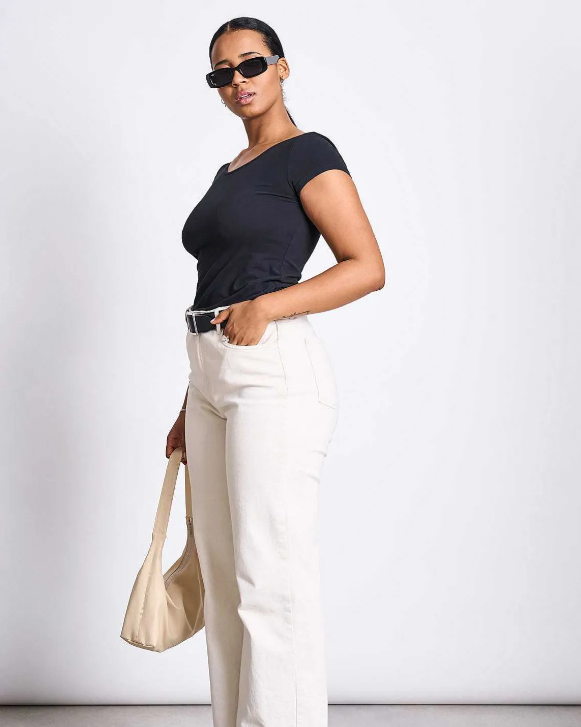 Ballerina T-Shirt Aloe Soft Black Gots