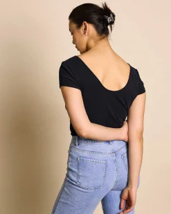 Ballerina T-Shirt Aloe Soft Black Gots