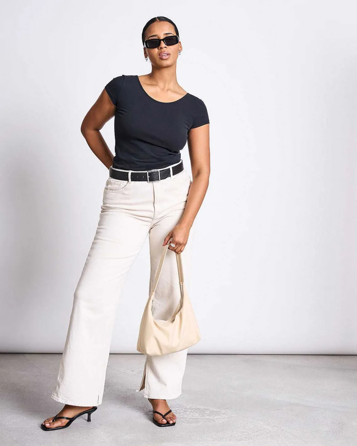 Ballerina T-Shirt Aloe Soft Black Gots