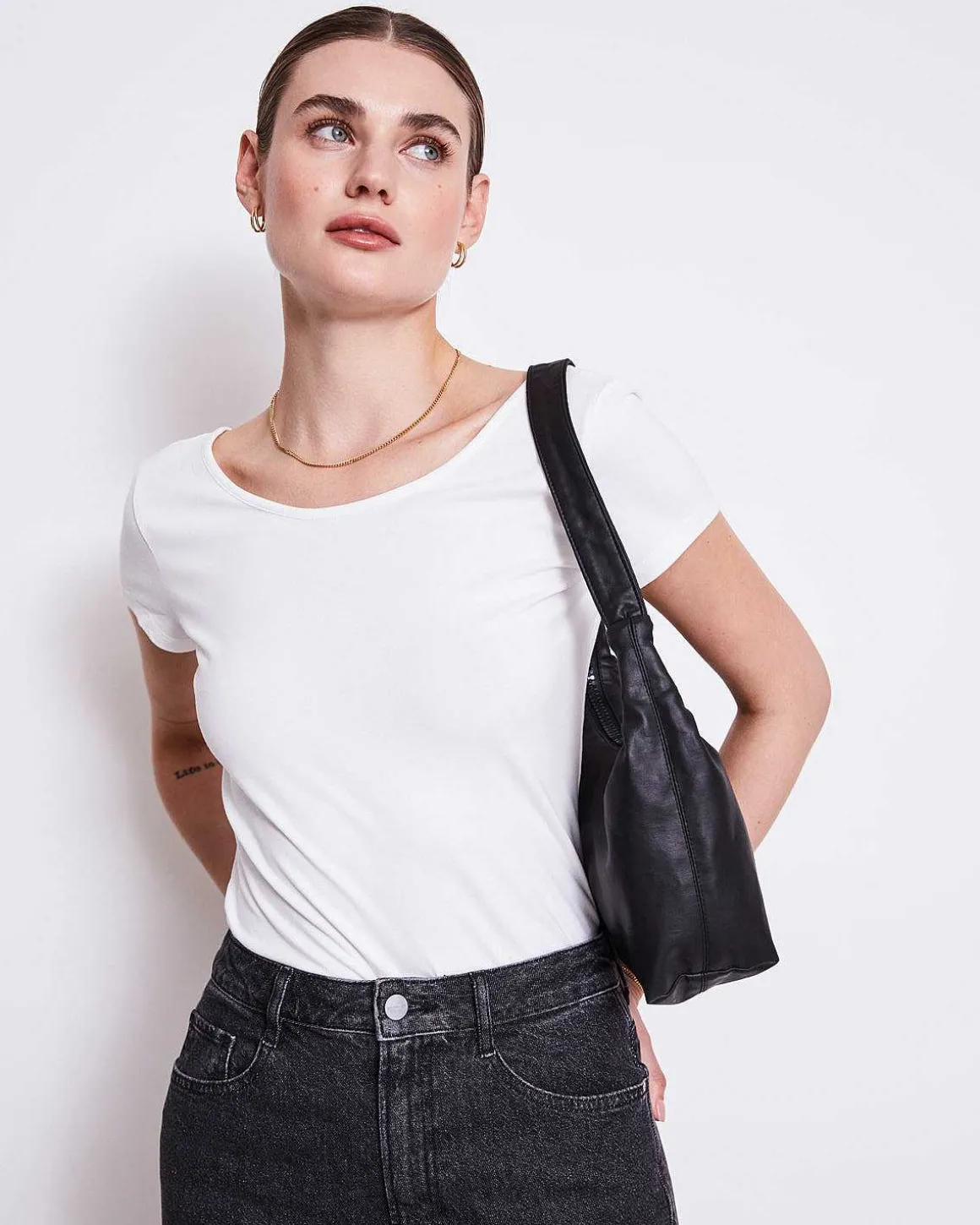 Ballerina T-Shirt Aloe White Gots