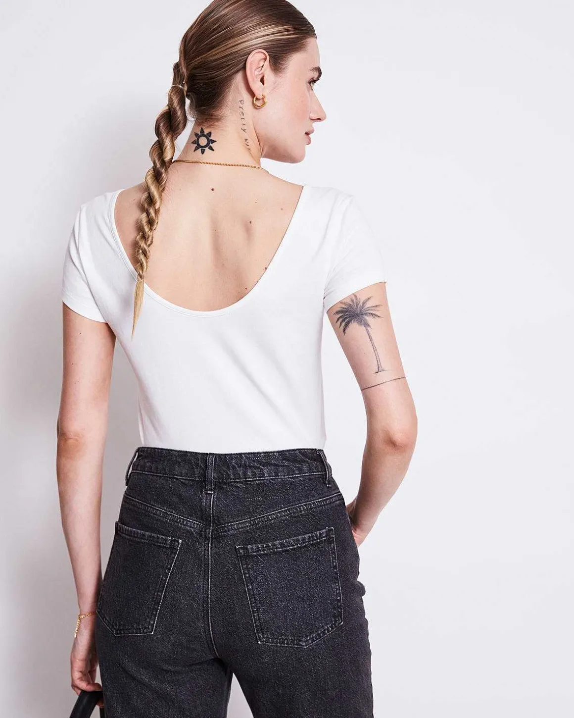 Ballerina T-Shirt Aloe White Gots