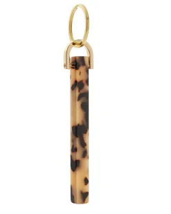 Bar Keychain Blonde Tortoise
