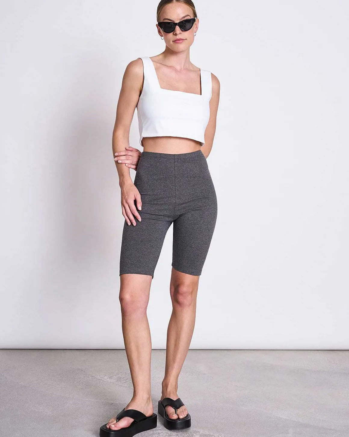 Biker Shorts Dark Grey