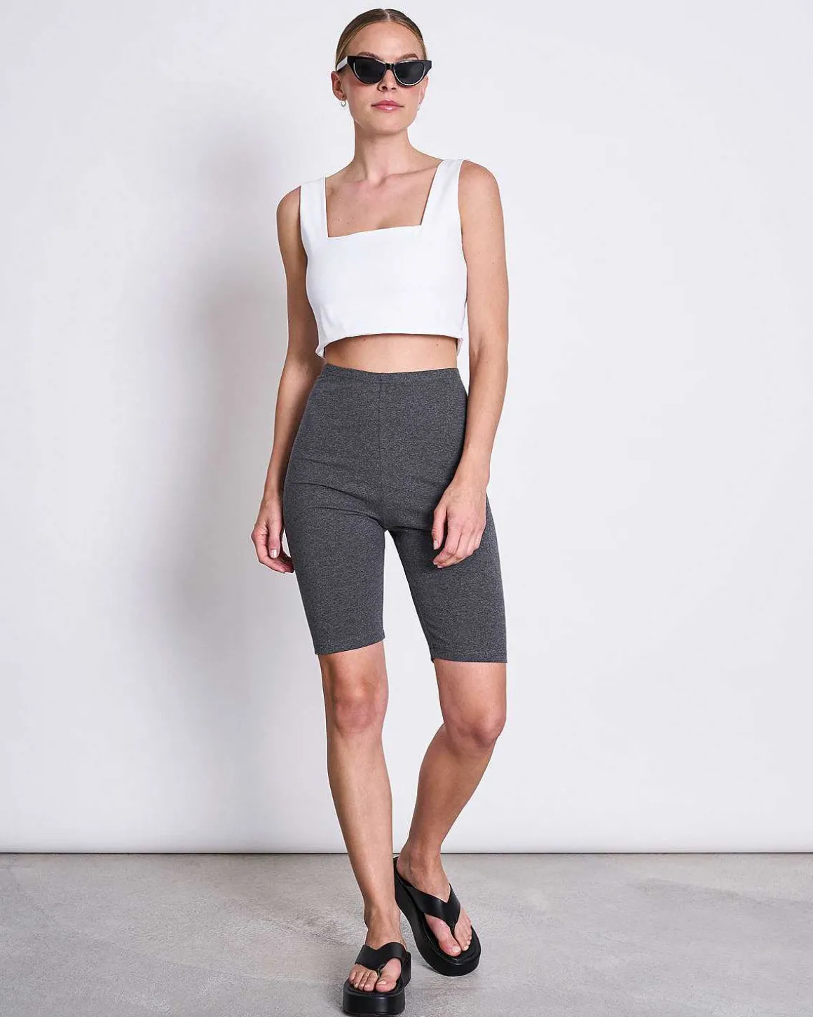 Biker Shorts Dark Grey