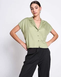 Blouse Tierra Pale Olive