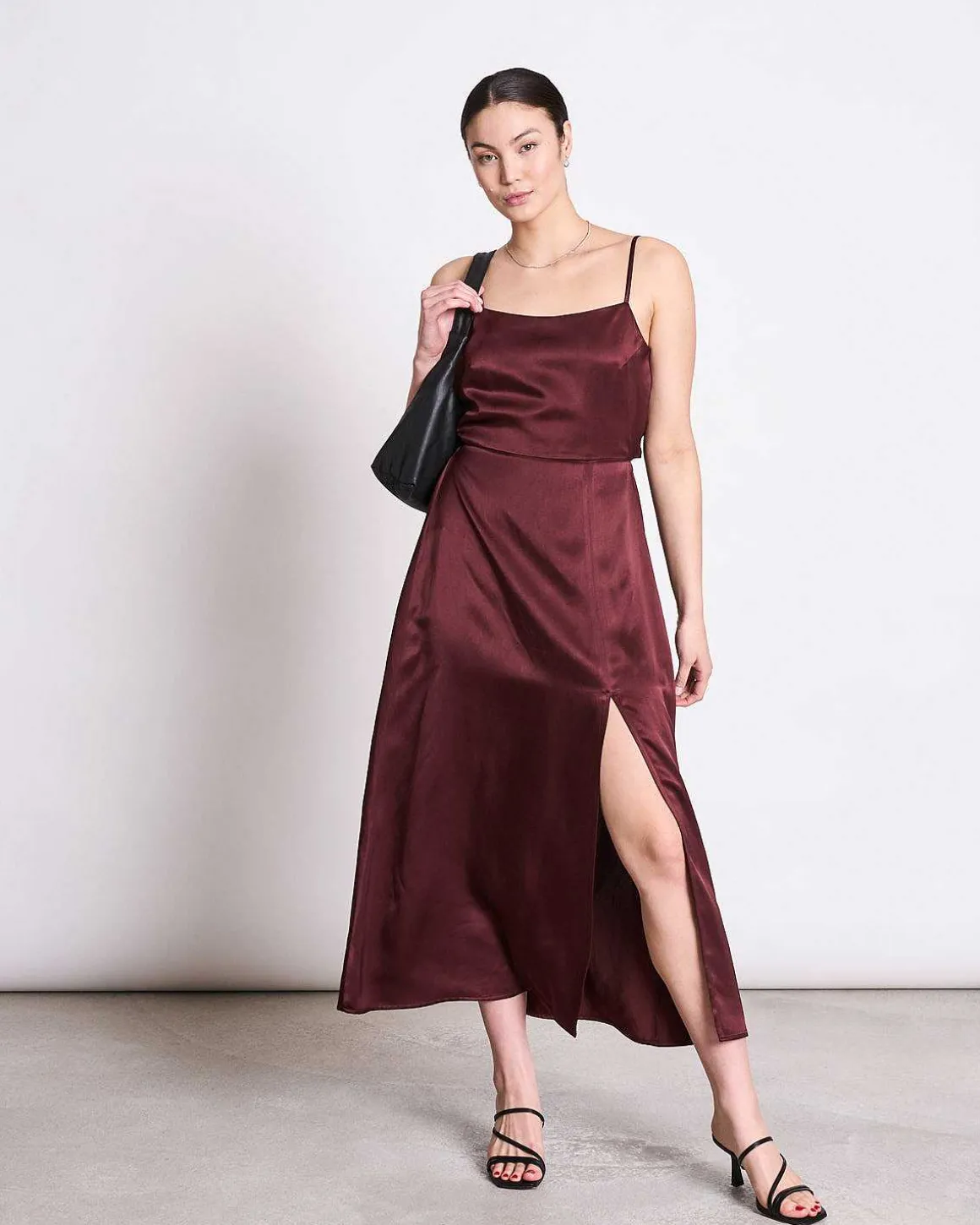 Bow Dress Ellara Intense Rust