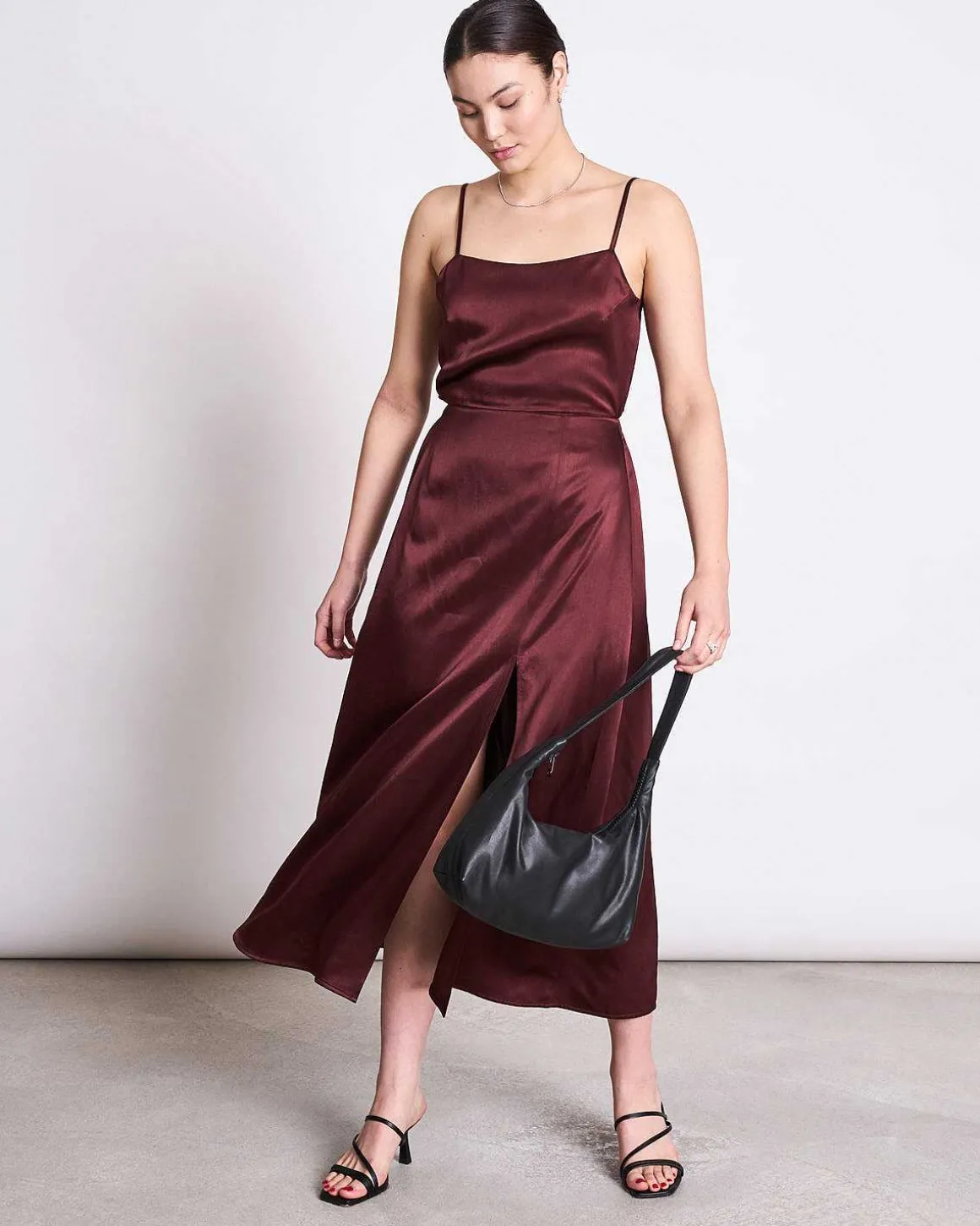 Bow Dress Ellara Intense Rust