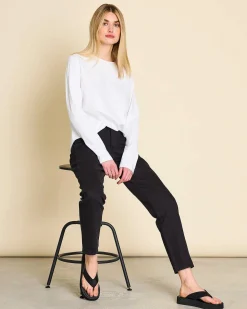 Brushed Longsleeve Boy White Gots