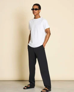 Brushed T-Shirt Boy Plain White For Men