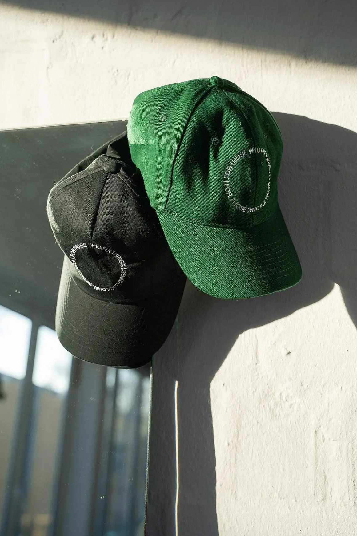 Cap For Those Who Fix Things Bottle Green Gots