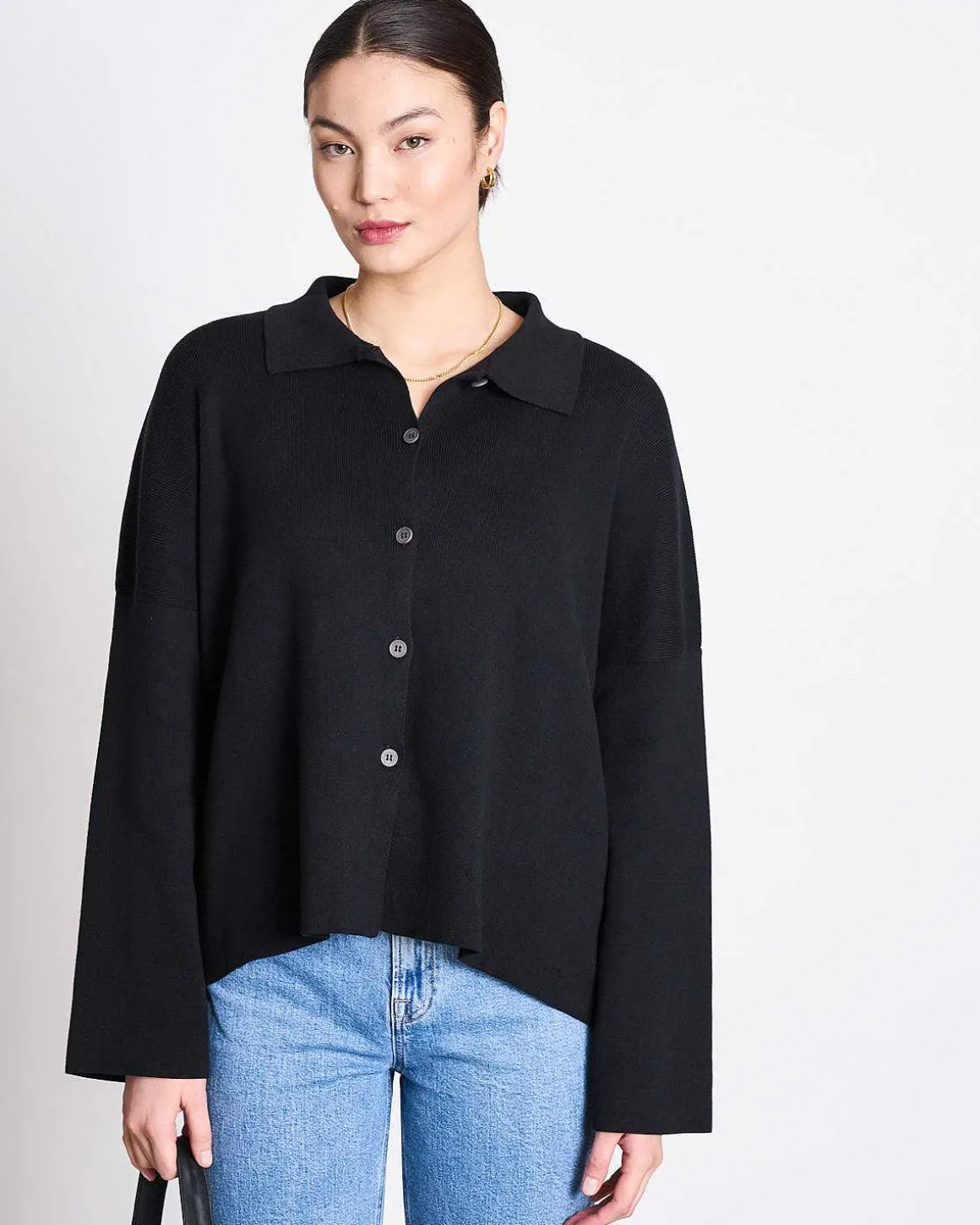 Cardigan Anjo Black Gots