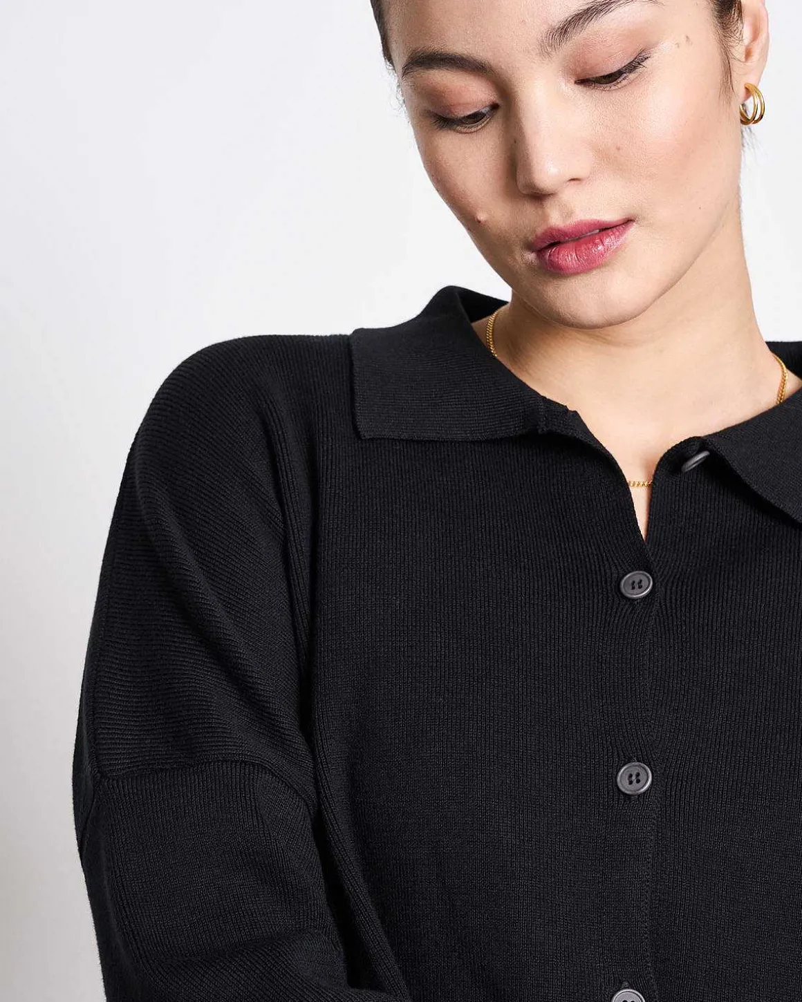 Cardigan Anjo Black Gots