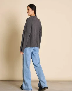 Cardigan Anjo Dark Grey Gots