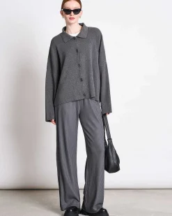 Cardigan Anjo Dark Grey Gots