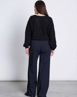 Chunky Cardigan Lena Black Gots