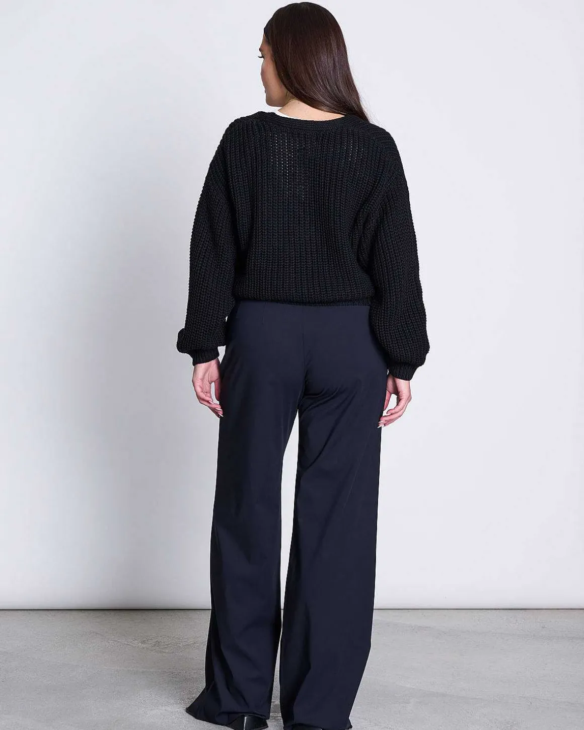 Chunky Cardigan Lena Black Gots