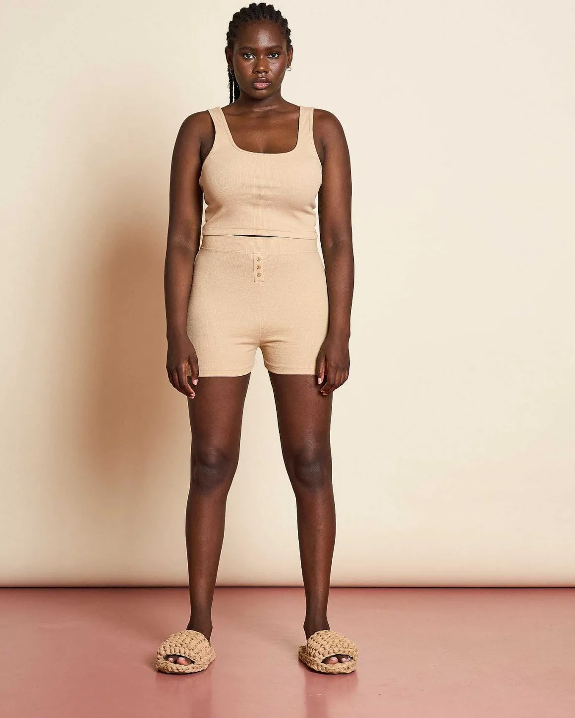 Crop Top Krafla Stone