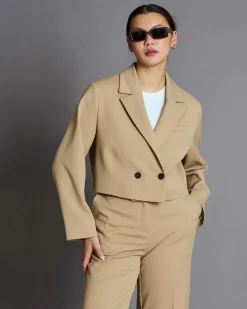 Cropped Blazer Tulia Camel