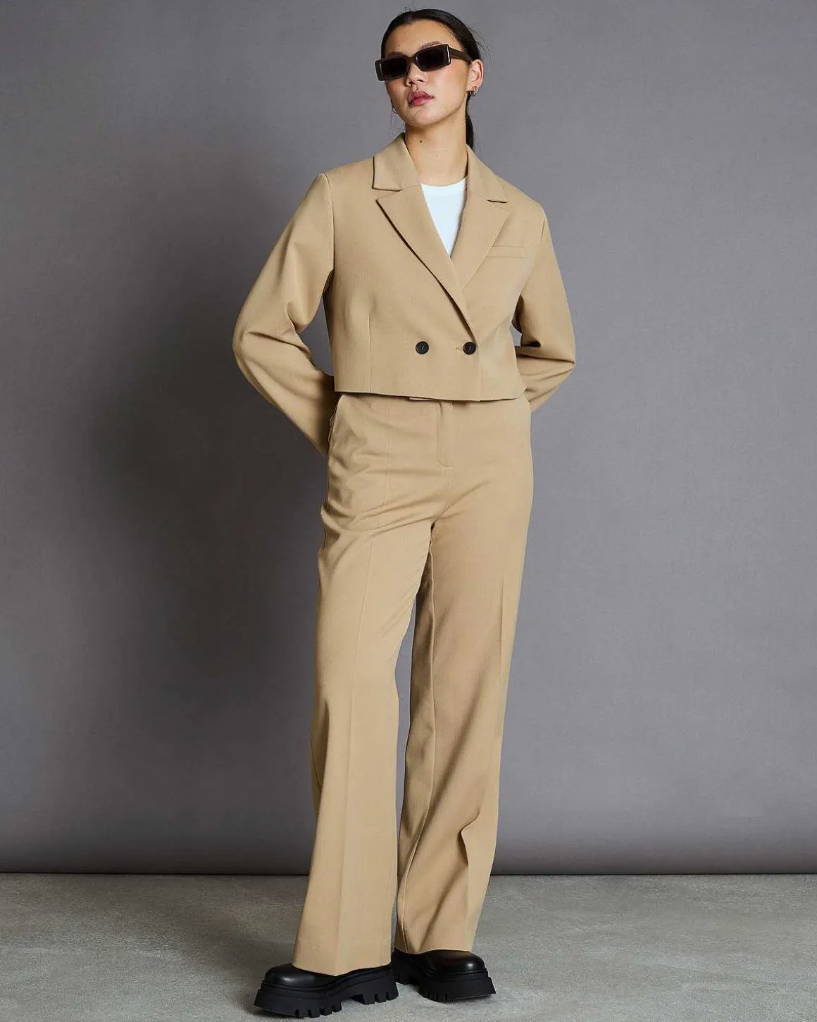 Cropped Blazer Tulia Camel