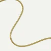 Dear Darling Berlin Delicate Short Snake Necklace Gold