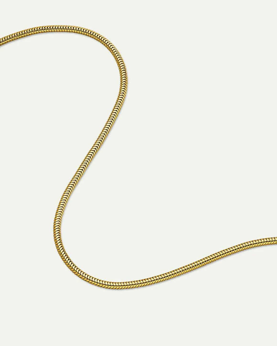 Dear Darling Berlin Delicate Short Snake Necklace Gold