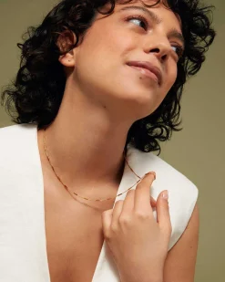 Dear Darling Berlin Delicate Necklace With Fine Bars Gold