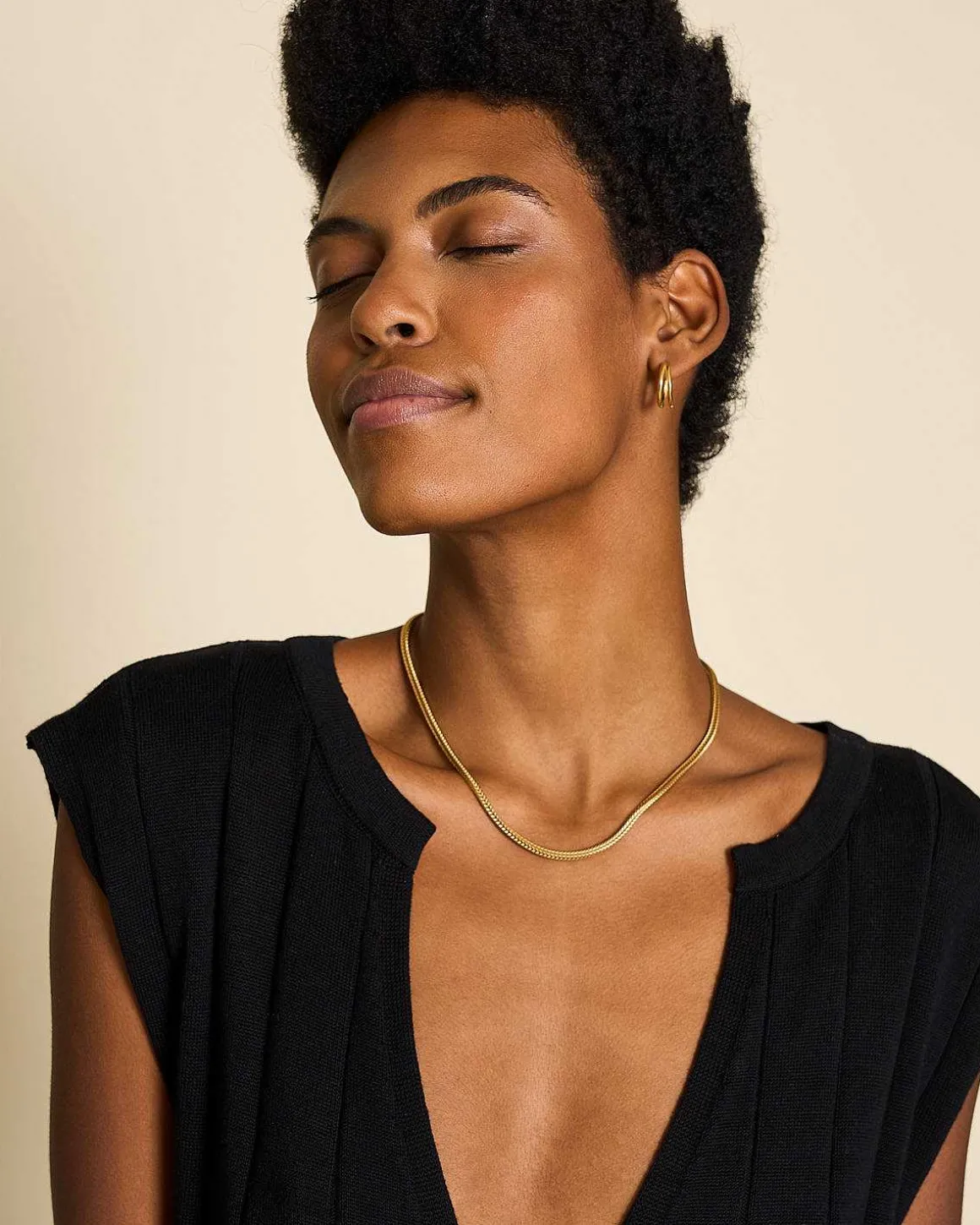 Dear Darling Berlin Elegant Foxtail Necklace Gold