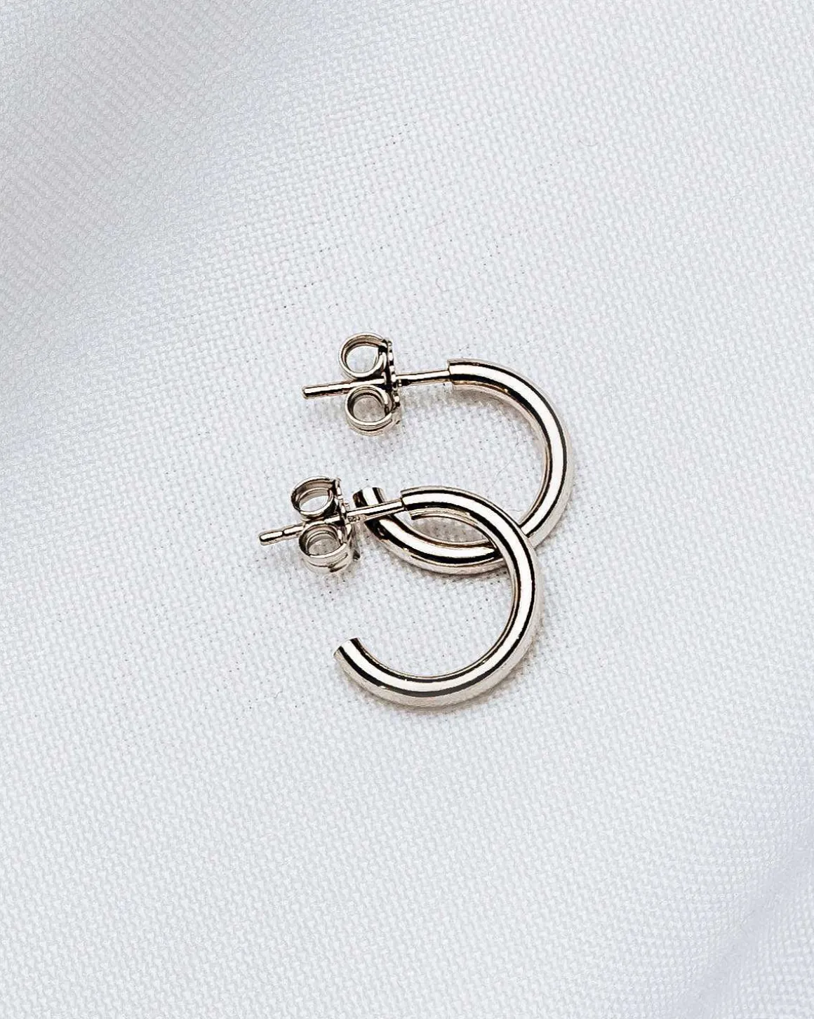 Dear Darling Berlin Essential Hoop Earrings Small Silver