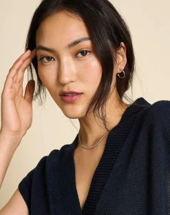 Dear Darling Berlin Essential Hoop Earrings Medium Silver