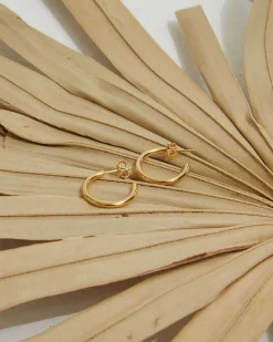 Dear Darling Berlin Essential Hoop Earrings Medium Gold