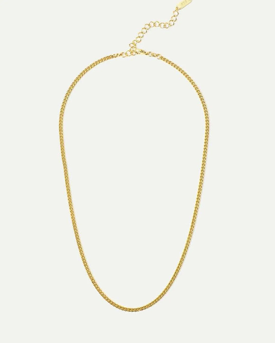 Dear Darling Berlin Fine Curb Chain Necklace Gold