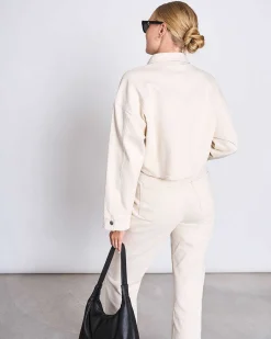 Denim Jacket Aria Ecru