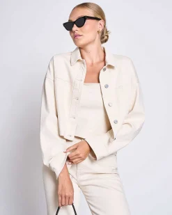 Denim Jacket Aria Ecru