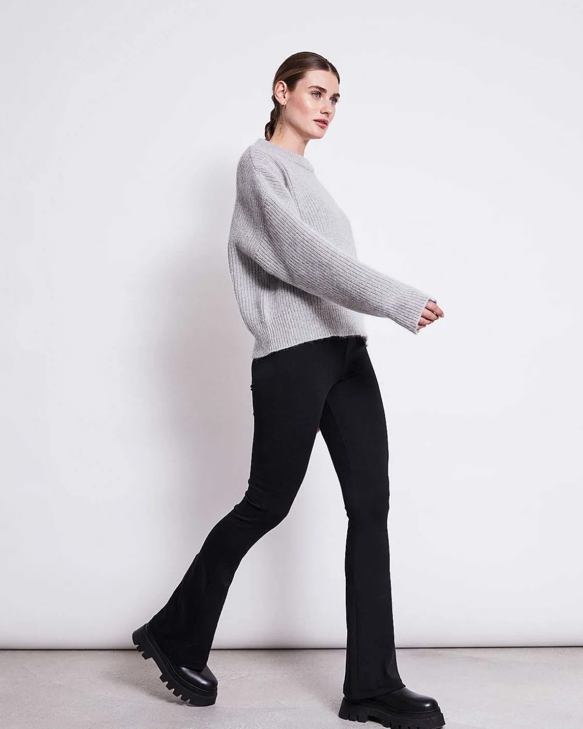 Flared Leggings Black