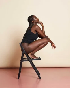 Highwaist Slip Askja Black