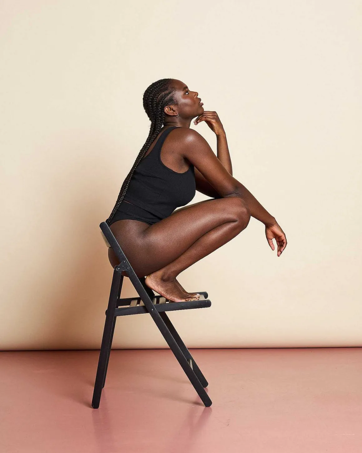 Highwaist Slip Askja Black