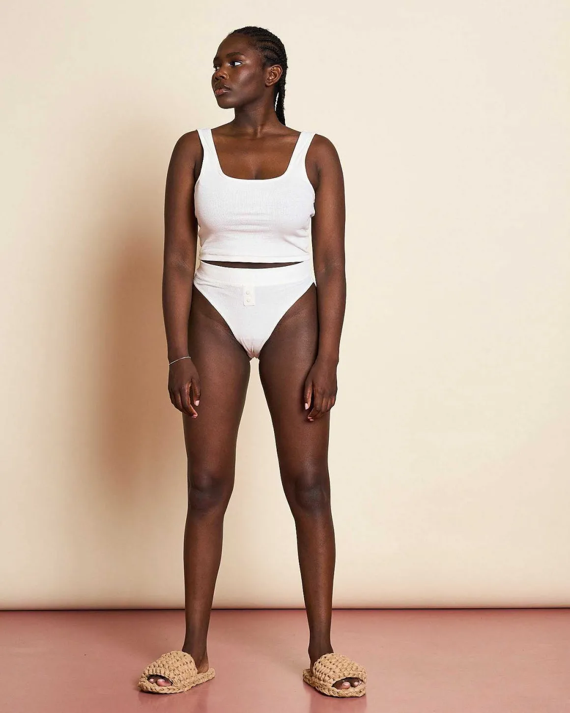 Highwaist Slip Askja Offwhite