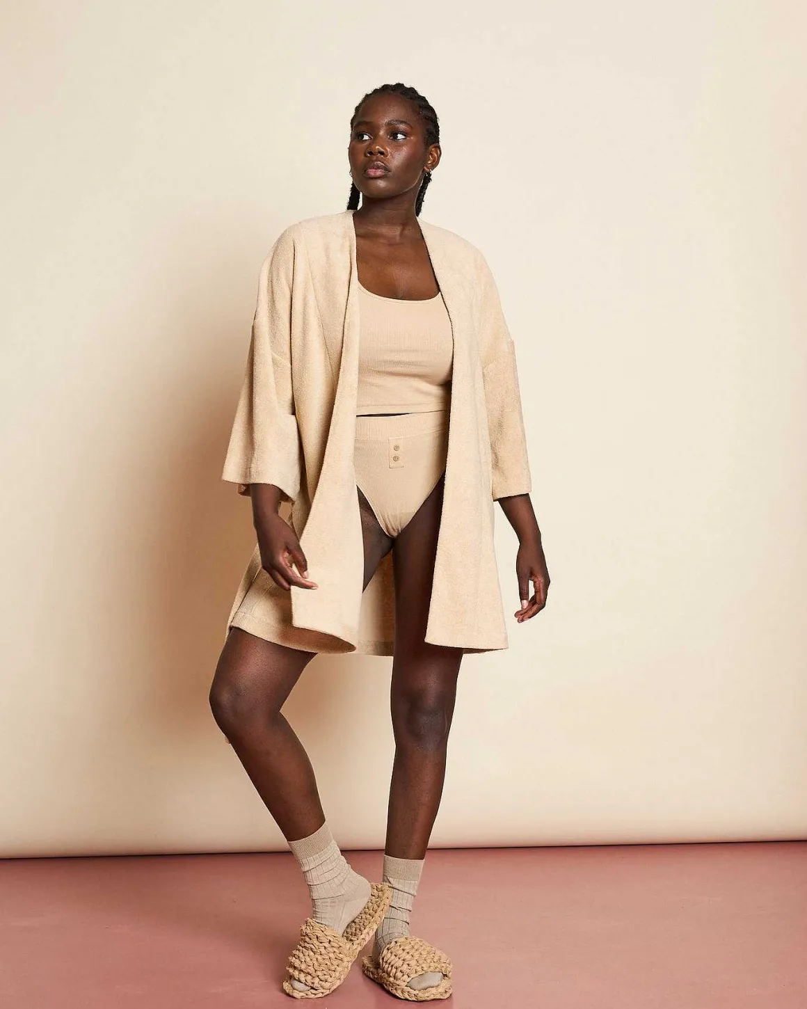 Highwaist Slip Askja Stone