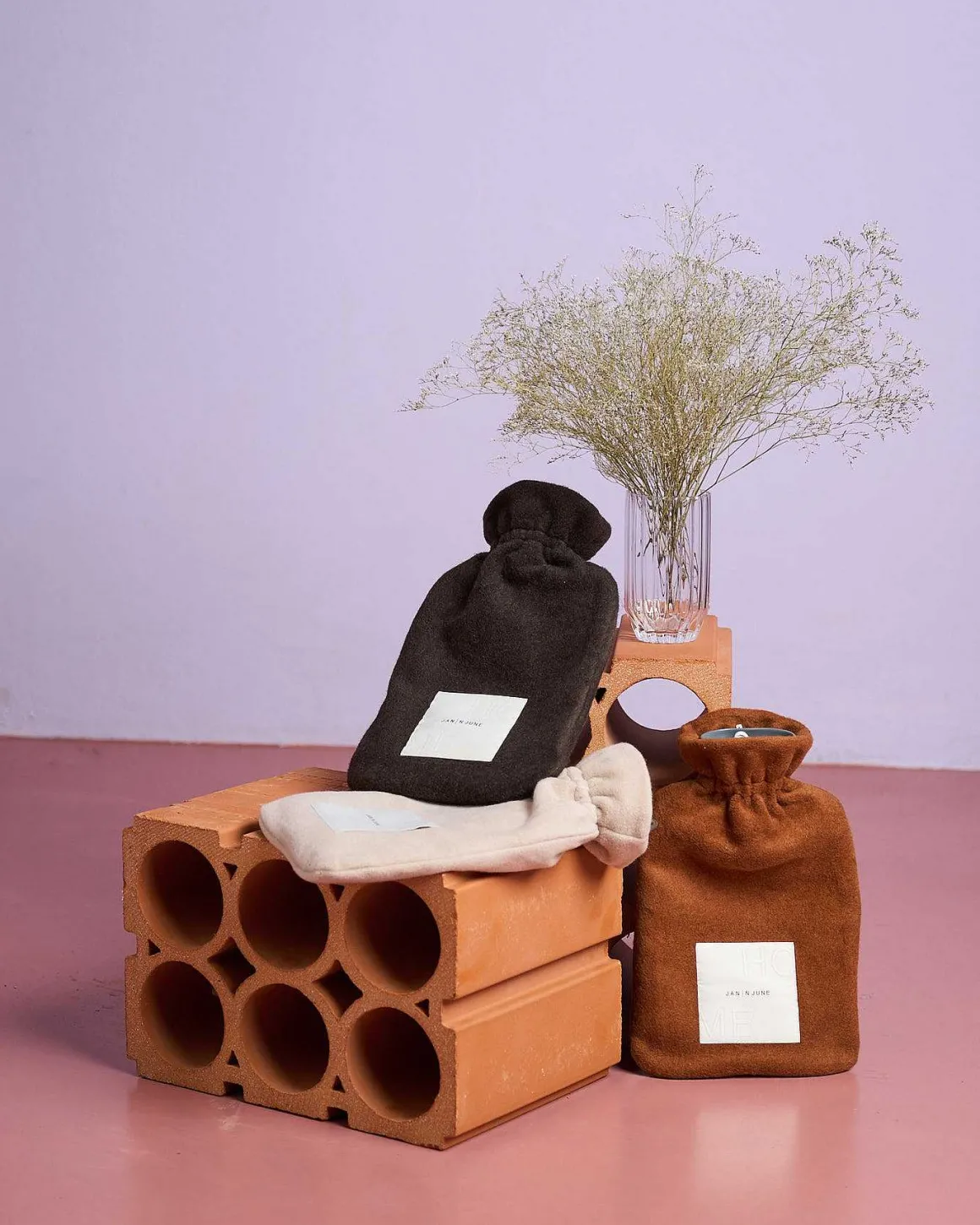 Hot Water Bottle Cover Mocca