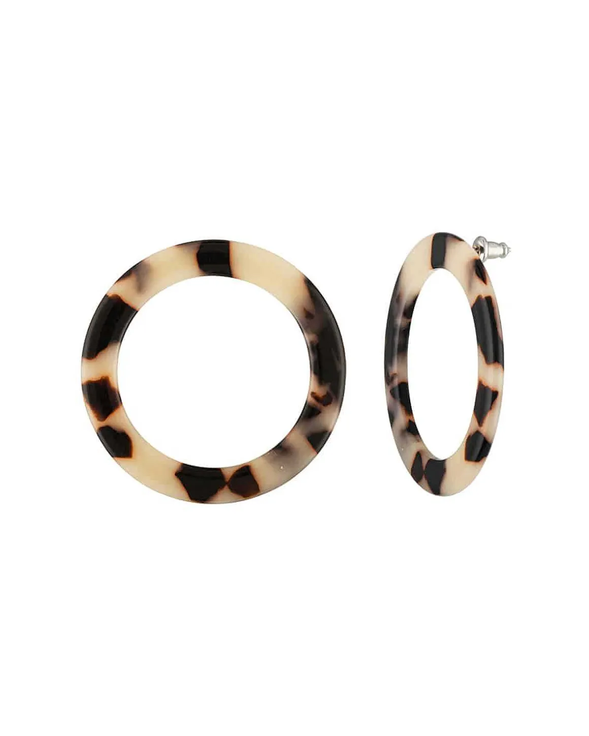 Isla Hoops Ash Blonde Tortoise