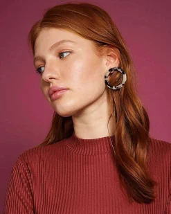 Isla Hoops Ash Blonde Tortoise